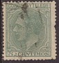 Spain 1879 Characters 5 CTS Green Edifil 201. esp 201. Uploaded by susofe